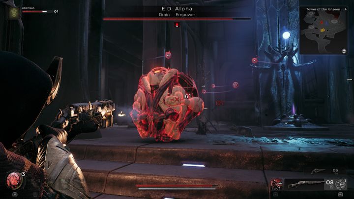 Staying in melee range is dangerous - Remnant 2: How to beat E.D. Alpha? - Nerud - Remnant 2 Guide