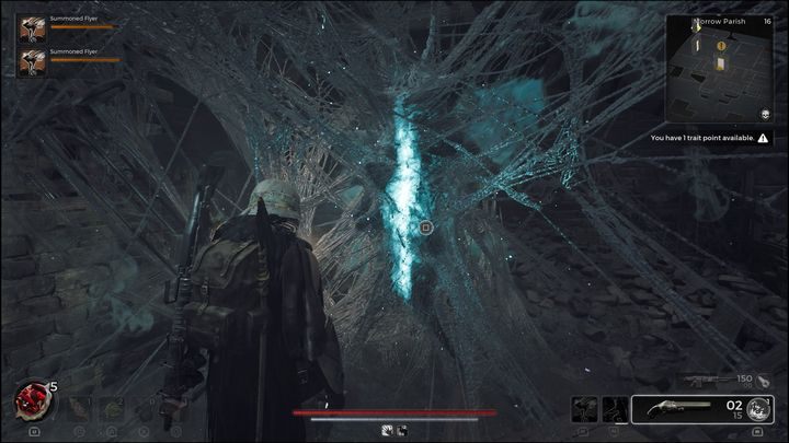 You must find the spiderweb in a basement in Marrow Parish to reach the Nightweaver's arena - Remnant 2: How to beat The Nightweaver? - Losomn - Remnant 2 Guide