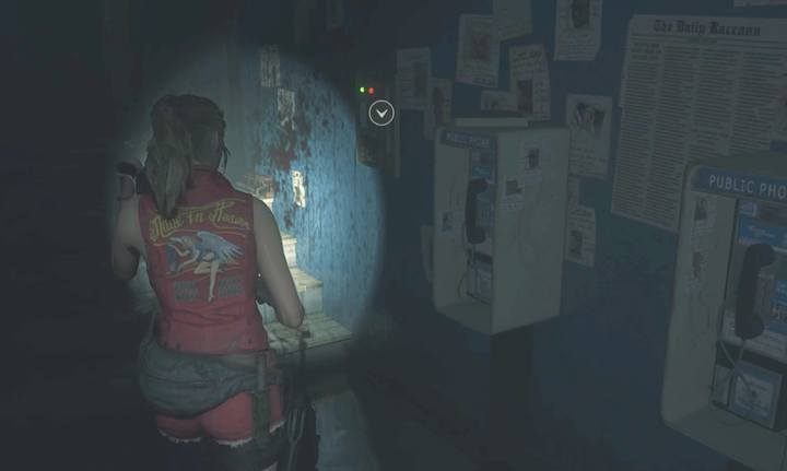 Insert the fuse into the fuse box near the door leading to the main hall. - Meet with the visitor (cutting tool) task | Police station in Resident Evil 2 - Walkthrough - Resident Evil 2 Guide