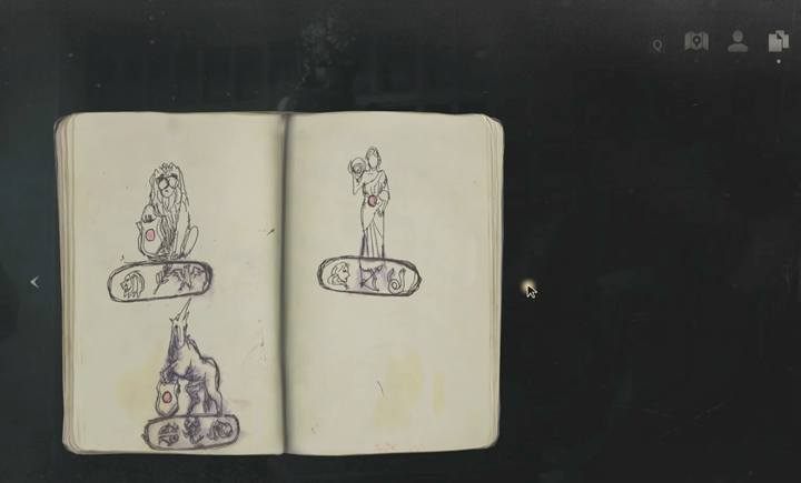 The page in the notebook that has all codes for this puzzle. - Collect 3 medallions task | Police station in Resident Evil 2 - Walkthrough - Resident Evil 2 Guide