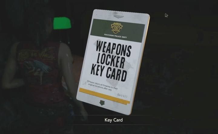 Key Card. - How to get a shotgun/grenade launcher? - Secrets and useful items - Resident Evil 2 Guide