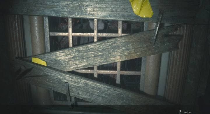 Using wooden boards, you can barricade windows. - Enemies and how to defeat them in Resident Evil 2 - Survival guide - Resident Evil 2 Guide