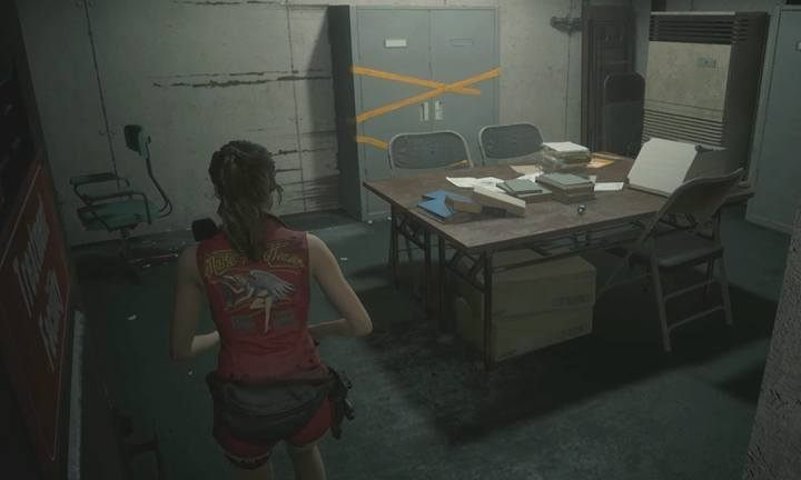 Stand on its right side - you will unlock a passage to a lift - Where can I find the secret passage to the police station in Resident Evil 2? - Secrets and useful items - Resident Evil 2 Guide