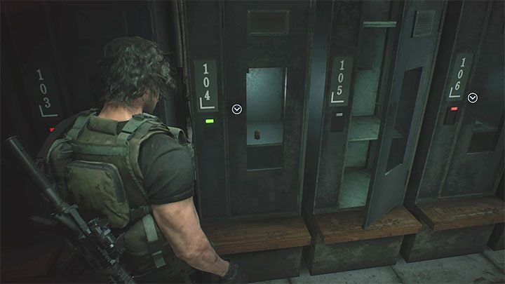 You have to solve a mini-puzzle by opening the correct box - Resident Evil 3: Police station walkthrough - Story walkthrough - Resident Evil 3 Guide