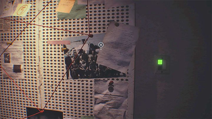 The report is attached to the right side of the board in Jills Apartment - Resident Evil 3: Jills Apartment secrets, collectibles - Collectibles and secrets - Resident Evil 3 Guide