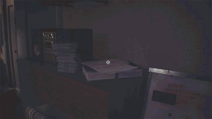 The envelope is located in a less-lit area of Jills Apartment - Resident Evil 3: Jills Apartment secrets, collectibles - Collectibles and secrets - Resident Evil 3 Guide