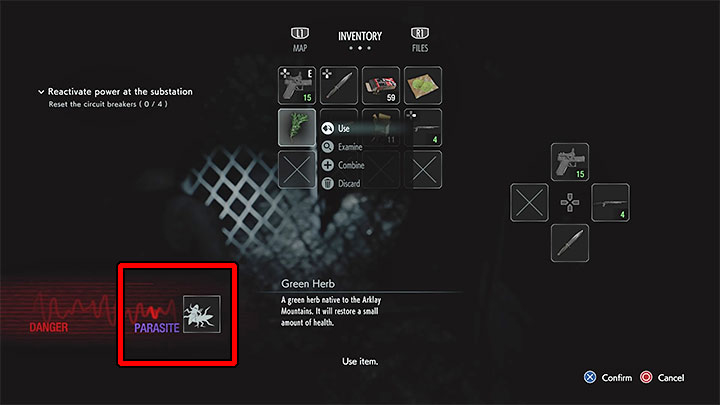 Infected Jill moves very slowly, but you can cure her with the Green Herb - Resident Evil 3: Restoring power to substations puzzle - Puzzle Solutions - Resident Evil 3 Guide