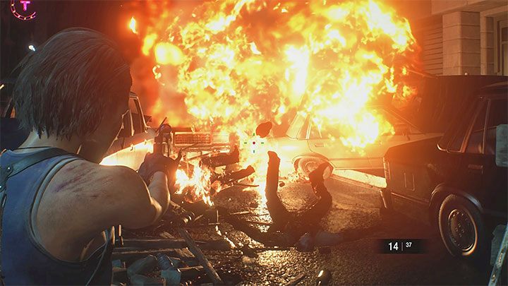 Most objects in the area are indestructible, but there are exceptions to this rule - Resident Evil 3: Starting Tips - Basics - Resident Evil 3 Guide