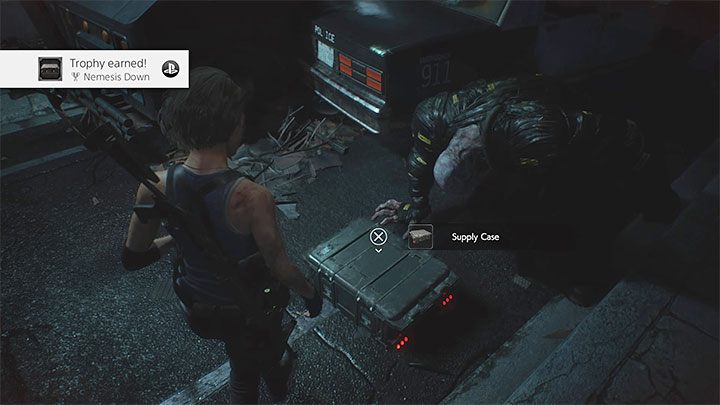 You get this upgrade in a very unusual way - by attacking Nemesis and forcing him to drop a large case - Resident Evil 3: Weapons upgrades - locations - Weapons - Resident Evil 3 Guide