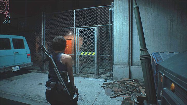 You need to use the Bolt Cutters in the Garage location in Downtown area in order to unlock the Garage entrance - Resident Evil 3: Subway Power Substation secrets, collectibles - Collectibles and secrets - Resident Evil 3 Guide
