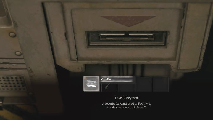 You can now return to the Overwrite Terminal and use the Wrench on it - Resident Evil 4 Remake: Overwrite Terminal puzzle (Incubation Lab) - Puzzle solutions - Resident Evil 4 Remake Guide