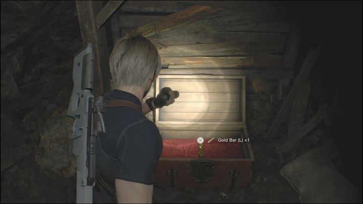 Leon will take out and turn on his flashlight only when the particular room he is in is very dark - Resident Evil 4 Remake: How to turn on the flashlight? - Equipment - Resident Evil 4 Remake Guide