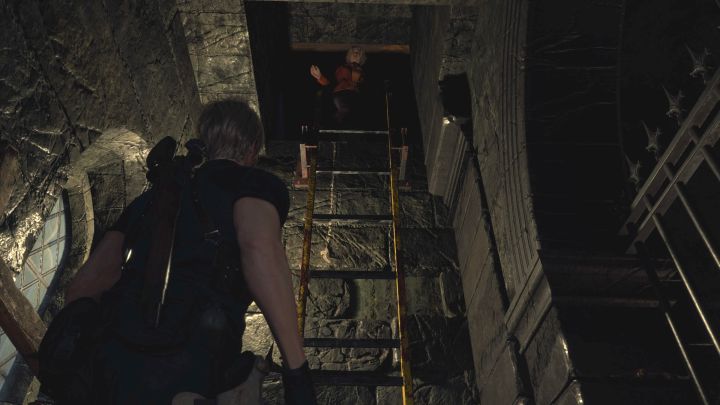In the mentioned locations, Leon cannot climb by himself - Resident Evil 4 Remake: How to climb? - Campaign - Resident Evil 4 Remake Guide