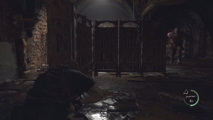 Garrador is blind, which means he will detect you through environmental sounds e - Resident Evil 4 Remake: How to defeat Garrador boss? - Bosses - Resident Evil 4 Remake Guide