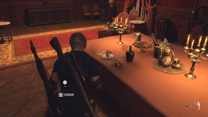 Resident Evil 4 Dining Hall bell puzzle solution, how to get Serpent Head