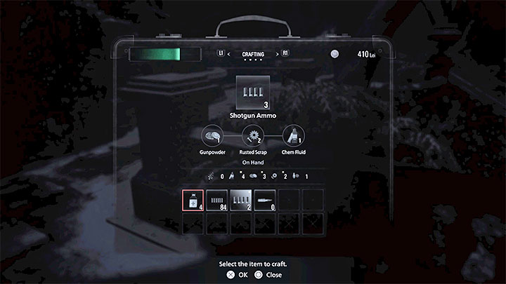 This is a useful tip if you plan on crafting large quantities of items - Resident Evil Village: Beginners Guide - Basics - Resident Evil Village Guide