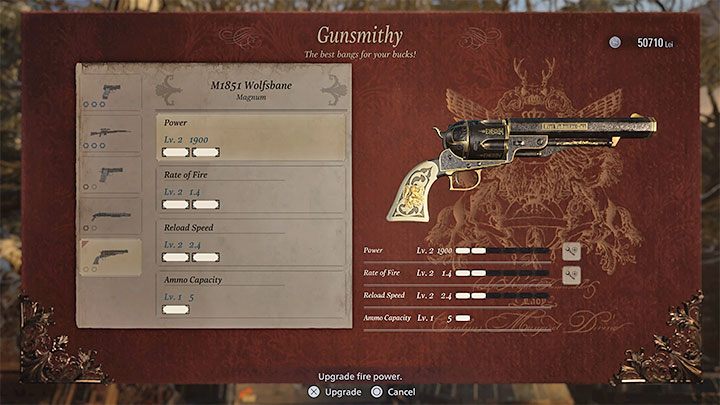 As a reminder , you can improve your weapon stats at Duke's, but unfortunately, you have to pay a lot for each weapon upgrade - Resident Evil Village: Beginners Guide - Basics - Resident Evil Village Guide