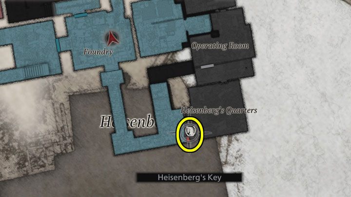 You can use the newly acquired key in two locations - Resident Evil Village: Reaching floor B1, creating a key - walkthrough - Factory - Resident Evil Village Guide
