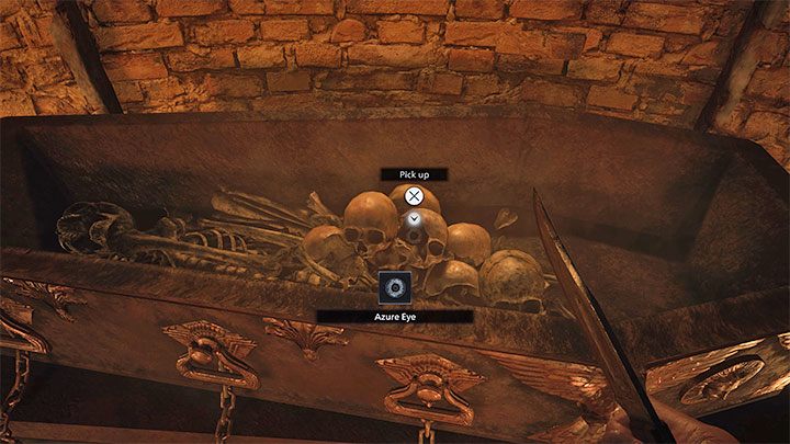 You can now examine the sarcophagus - Resident Evil Village: Silver Ring and Azure Eye - how to find and combine them? - FAQ - Resident Evil Village Guide