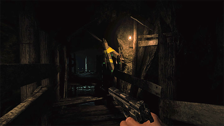 You must return to the mine and look around for a new path leading towards the ladder icon on the map - Resident Evil Village: Going through the village to the boat - walkthrough - Fortress - Resident Evil Village Guide