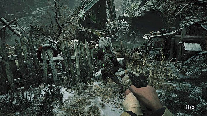 Regardless what you do, go back to the boat, but expect more lycans to appear near it - these monsters are worth killing in this case - Resident Evil Village: Going through the village to the boat - walkthrough - Fortress - Resident Evil Village Guide