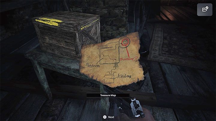 You can find the Treasure Map when you get to the Attic - Resident Evil Village: Treasure Map - Where is the treasure? - Puzzle solutions - Resident Evil Village Guide