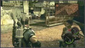 Go through the gate and head towards the bridge - Storage Facility - Walkthrough - Resident Evil 5 - Game Guide and Walkthrough