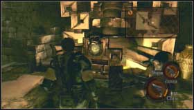 Go back to the place marked on the map and open yourself the further way - Worship Area - Walkthrough - Resident Evil 5 - Game Guide and Walkthrough