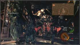 First aim at legs - Underground Garden - Walkthrough - Resident Evil 5 - Game Guide and Walkthrough