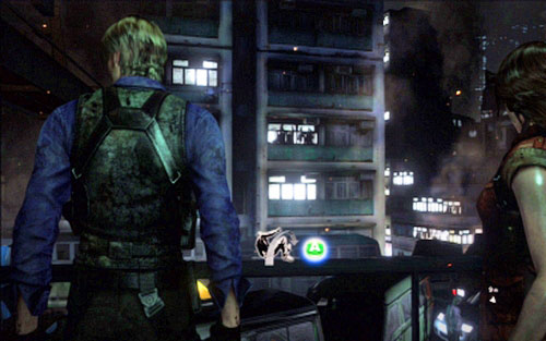 Keep going forward until you exit the building and find yourself on the street controlled by zombies - Prologue | Prologue - Prologue - Resident Evil 6 Game Guide