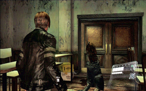 When you pick up all things, go through the door on the other side - Chapter 1 - The Campus | Leons campaign - Leons campaign - Resident Evil 6 Game Guide