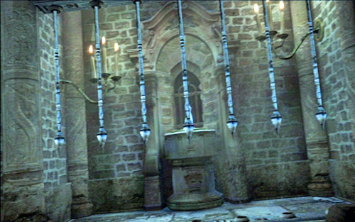 When youre done, a grate will open, behind which you can find another statue - Chapter 2 - The Cathedral | Leons campaign - Leons campaign - Resident Evil 6 Game Guide