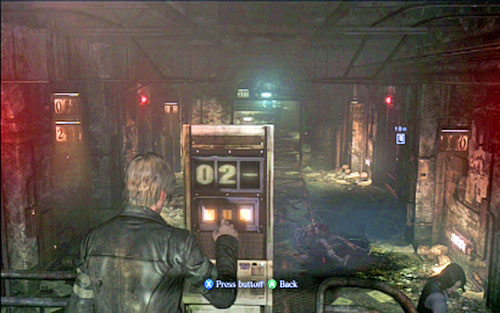 A bit further youll find a computer, activated with 021 - Chapter 2 - Underground Laboratory | Leons campaign - Leons campaign - Resident Evil 6 Game Guide