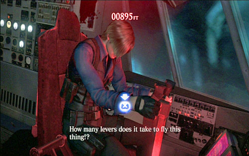 After you get to the destination, Leon will have to take the control of the plane, while Helena will take care of zombies attacking you - Chapter 4 - The Plane | Leons campaign - Leons campaign - Resident Evil 6 Game Guide