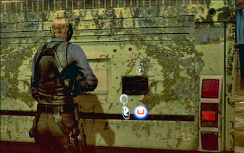 When the area is clear, jump to the other side of the indicated fence - Chapter 4 - The Ustanak | Leons campaign - Leons campaign - Resident Evil 6 Game Guide