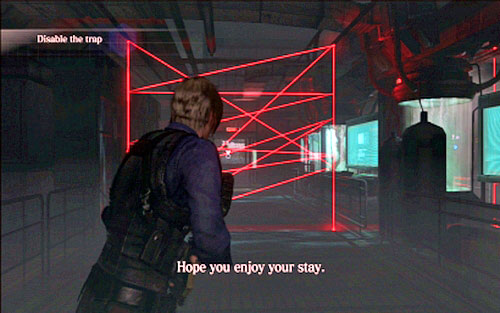 After longer animation go down the stairs on the left and open the door at the bottom - Chapter 4 - The Laboratory | Leons campaign - Leons campaign - Resident Evil 6 Game Guide