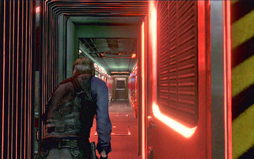 When the animation is over, go to the end of the train and then go to the roof - Chapter 4 - Meeting Simmons | Leons campaign - Leons campaign - Resident Evil 6 Game Guide