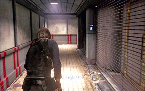 After opening the door, keep running forwards, bypassing zombies and them along with your companion pry open another door - Chapter 5 - The City | Leons campaign - Leons campaign - Resident Evil 6 Game Guide