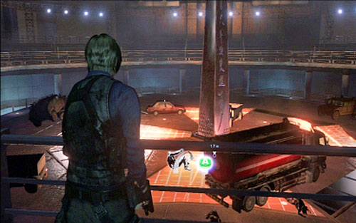 Once youre safe, collect all items hidden inside crates and go inside the building in front of you - Chapter 5 - The City | Leons campaign - Leons campaign - Resident Evil 6 Game Guide