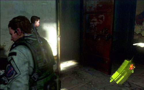 In a corridor there youll be attacked by one zombie - Chapter 2 - Abandoned Mansion | Chriss campaign - Chriss campaign - Resident Evil 6 Game Guide