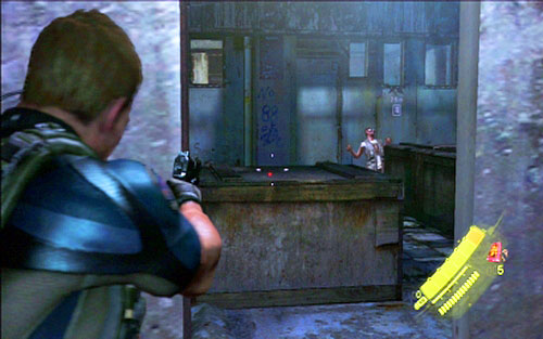 Quickly kill all beasts and then go inside the building - Chapter 3 - City Streets | Chriss campaign - Chriss campaign - Resident Evil 6 Game Guide