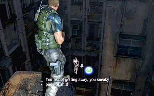 Follow it moving down - Chapter 3 - Chasing the Snake | Chriss campaign - Chriss campaign - Resident Evil 6 Game Guide