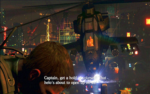 When you get to the destination, climb up the ladder - Chapter 3 - The Harbor | Chriss campaign - Chriss campaign - Resident Evil 6 Game Guide