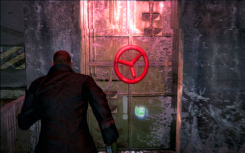 Before you run to the door and start opening it, make sure that the insect on the right is far away - Chapter 2 - Encountering Ustanak Again | Jakes campaign - Jakes campaign - Resident Evil 6 Game Guide