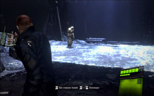 Plant one of them and return to the broken ladder - Chapter 2 - Encountering Ustanak Again | Jakes campaign - Jakes campaign - Resident Evil 6 Game Guide