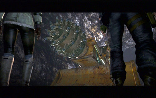 At the end a machine with a powerful drill awaits you - Chapter 2 - Encountering Ustanak Again | Jakes campaign - Jakes campaign - Resident Evil 6 Game Guide