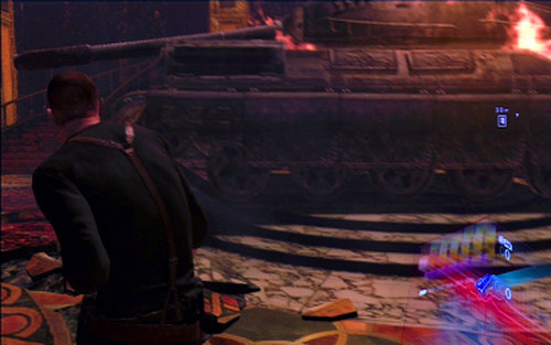 After that return to the large hall - Chapter 3 - The Battle With The Tank | Jakes campaign - Jakes campaign - Resident Evil 6 Game Guide