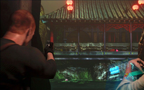 After killing three enemies in the garden, you have to turn right - Chapter 3 - The Battle With The Tank | Jakes campaign - Jakes campaign - Resident Evil 6 Game Guide