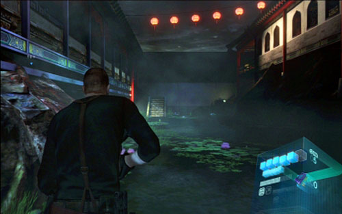 Quickly avoid its tracks and then run up the stairs on the other side - Chapter 3 - The Battle With The Tank | Jakes campaign - Jakes campaign - Resident Evil 6 Game Guide