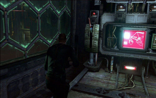 Now you have to the other end of the corridor on Sherrys side and pull the lever there - Chapter 5 - Charging Up The Battery | Jakes campaign - Jakes campaign - Resident Evil 6 Game Guide